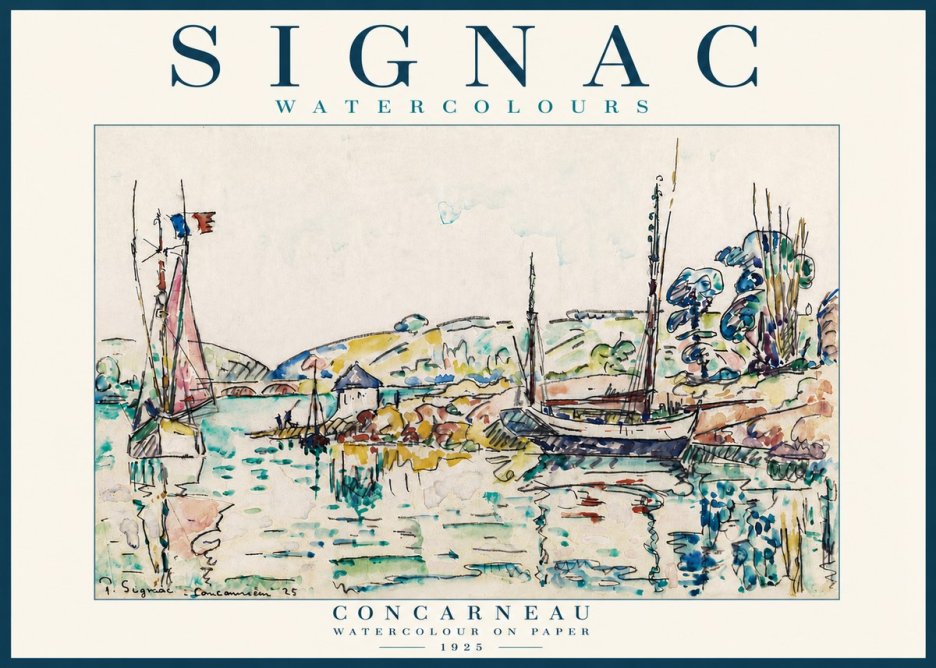 Signac Concarneau No5 - Juliste