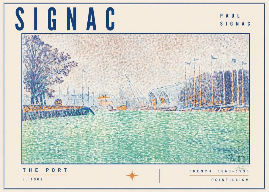 Signac The Port II No3 - Juliste