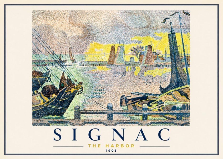 Signac The Harbor III No3 - Juliste