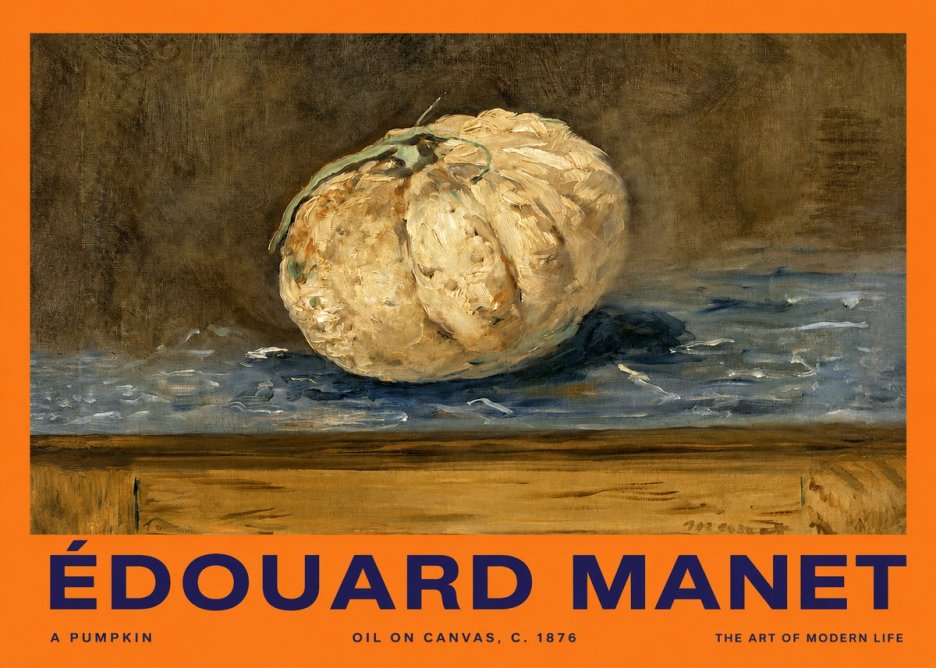 Édouard Manet A Pumpkin No2 - Juliste