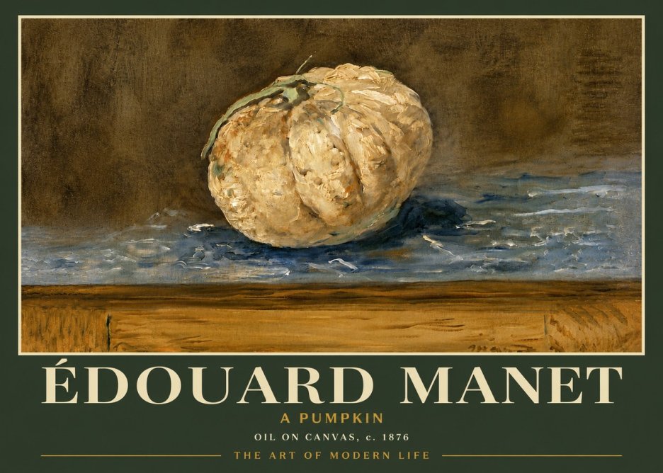 Édouard Manet A Pumpkin No5 - Juliste