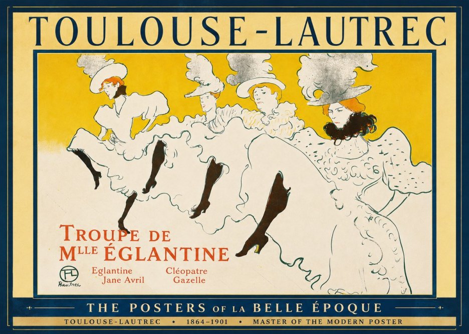 Toulouse-Lautrec Troupe De Mlle Églantine No2 - Juliste