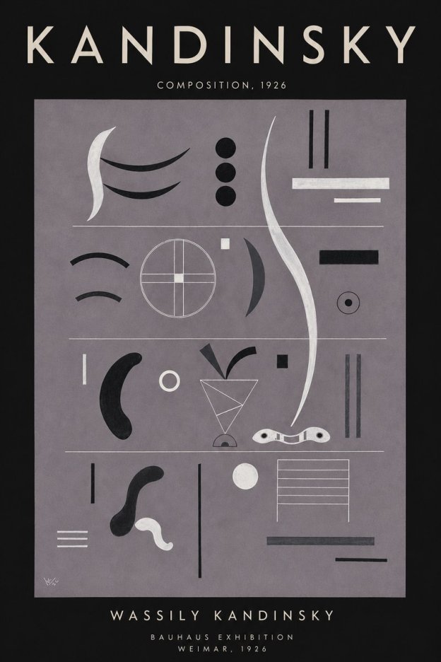 Kandinsky Composition I No4 - Juliste