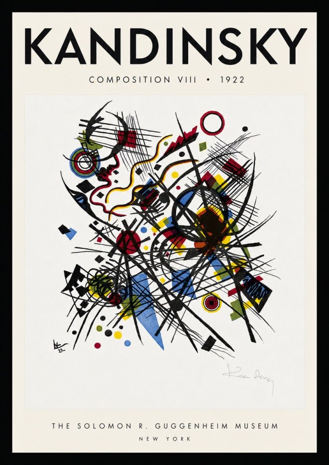 Kandinsky Composition Viii No4 - Juliste