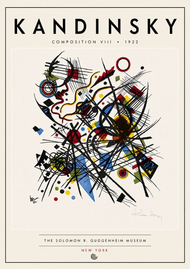 Kandinsky Composition Viii No6 - Juliste