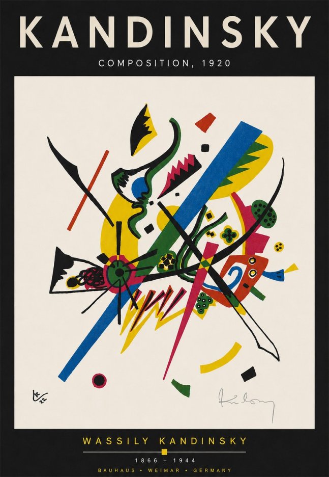 Kandinsky Composition, 1920 No4 - Juliste
