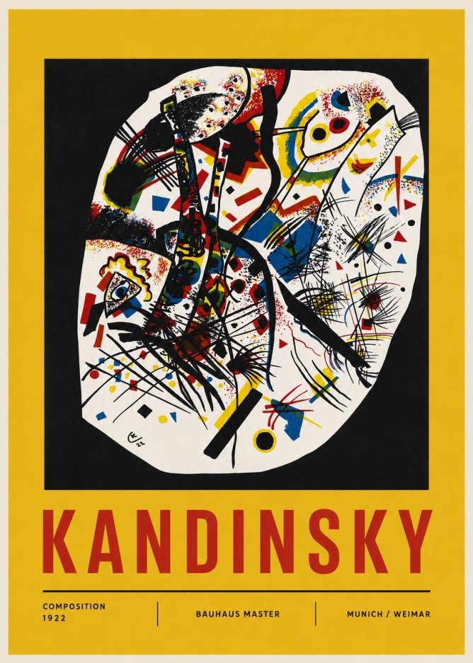Kandinsky Composition 1922 No4 - Juliste