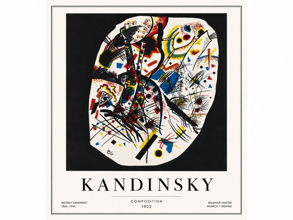 Kandinsky Composition 1922 No5 - Juliste