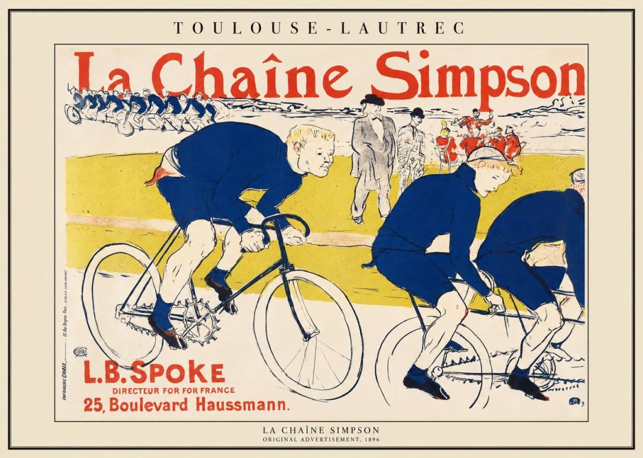 Toulouse-Lautrec La Chaîne Simpson No1 - Juliste