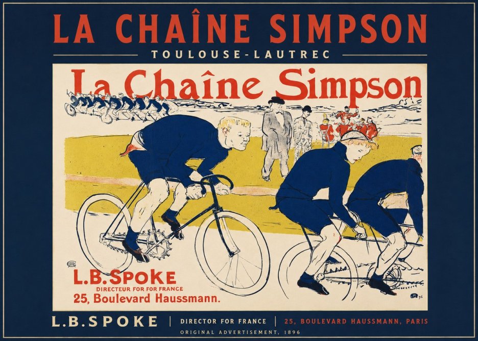 Toulouse-Lautrec La Chaîne Simpson No2 - Juliste