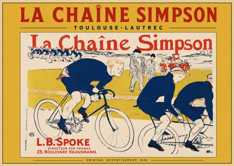 Toulouse-Lautrec La Chaîne Simpson No3 - Juliste