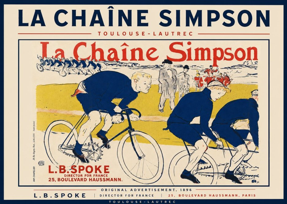 Toulouse-Lautrec La Chaîne Simpson No4 - Juliste