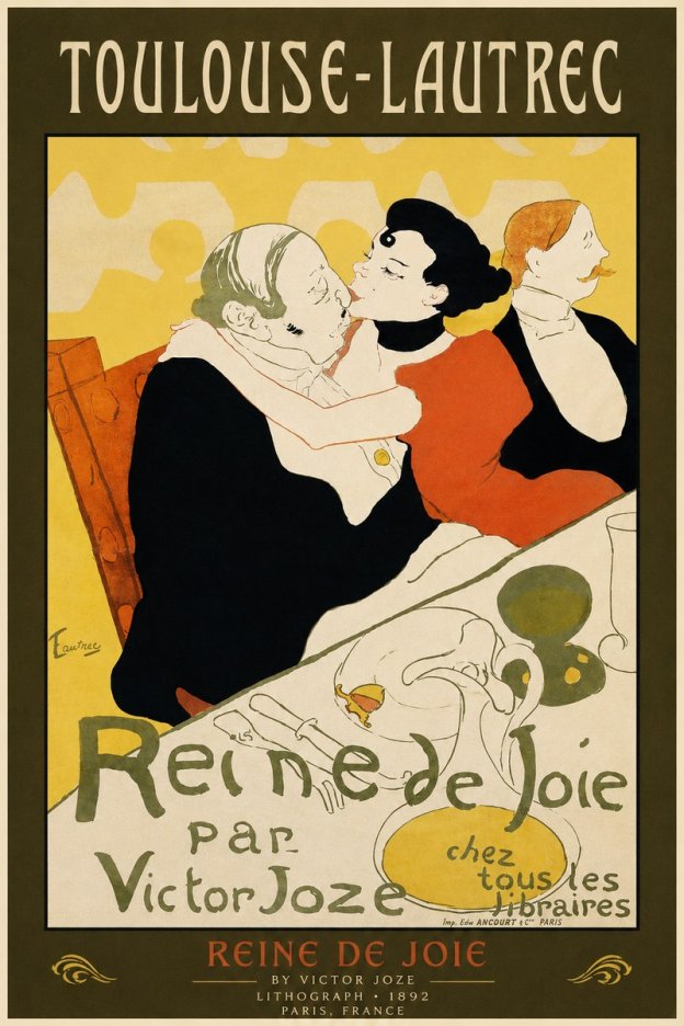 Toulouse-Lautrec Reine De Joie II No2 - Juliste