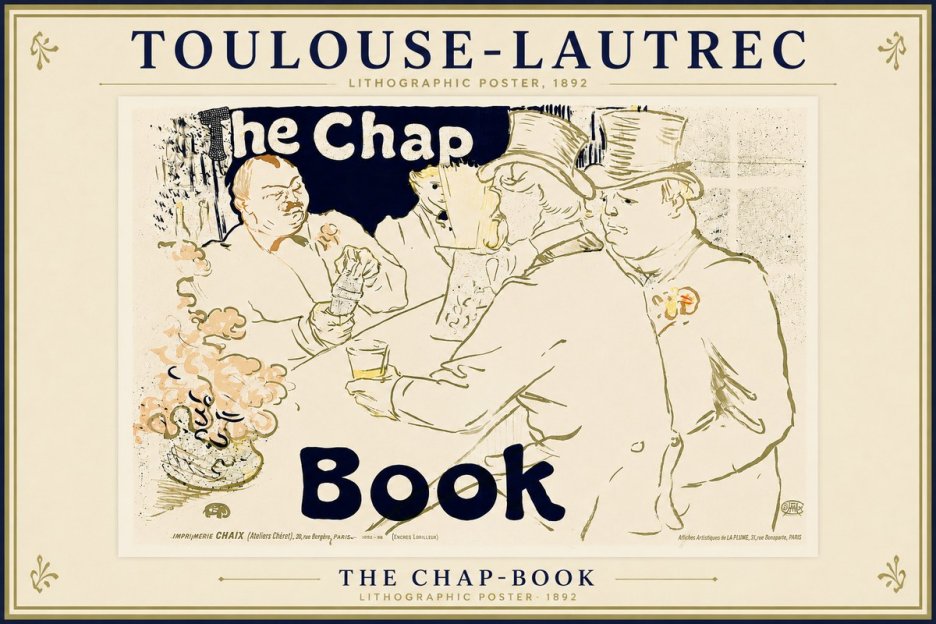 Toulouse-Lautrec The Chap-book No3 - Juliste