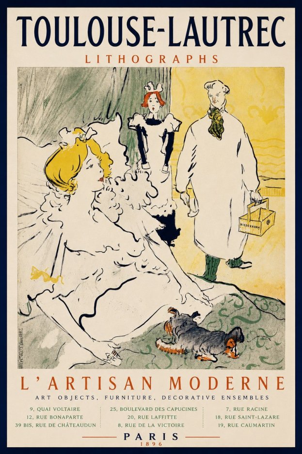 Toulouse-Lautrec L'artisan Moderne No3 - Juliste