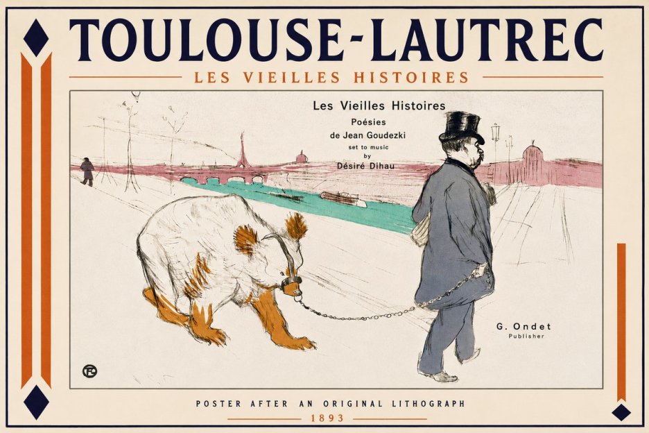 Toulouse-Lautrec Les Vieilles Histoires I No4 - Juliste
