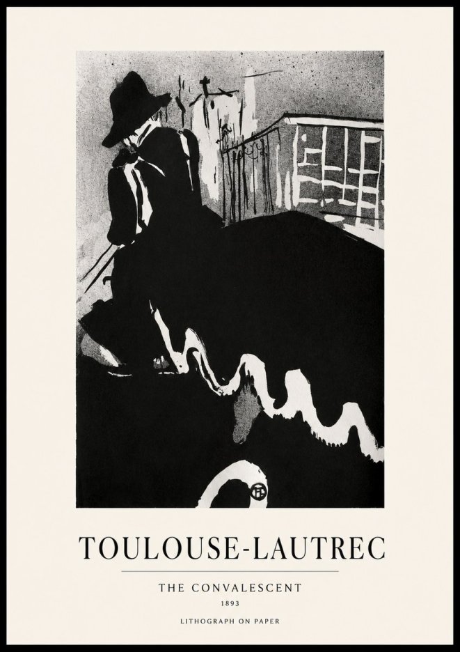 Toulouse-Lautrec The Convalescent No1 - Juliste