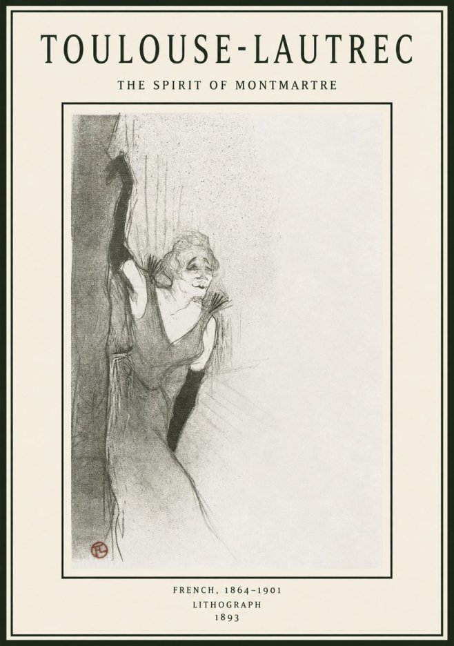 Toulouse-Lautrec The Spirit of Montmartre No1 - Juliste
