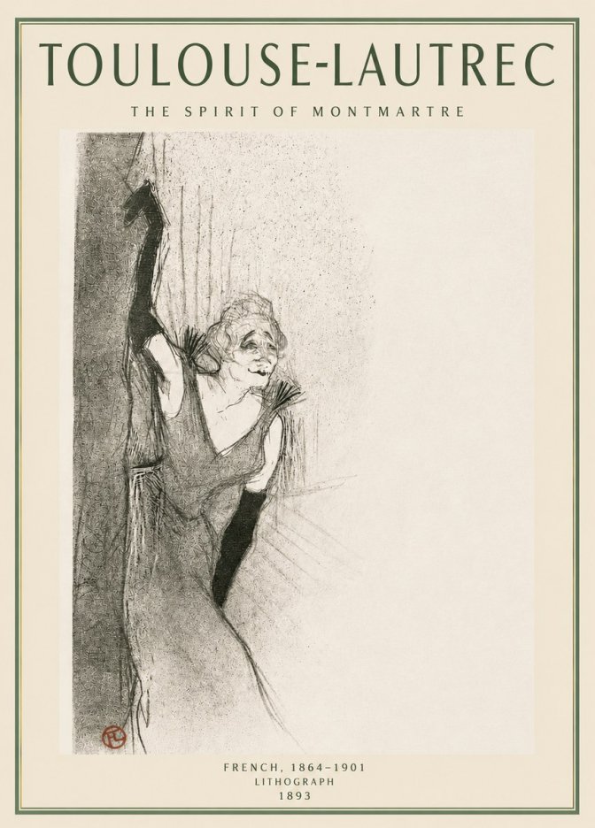 Toulouse-Lautrec The Spirit of Montmartre No3 - Juliste
