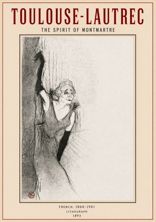 Toulouse-Lautrec The Spirit of Montmartre No4 - Juliste