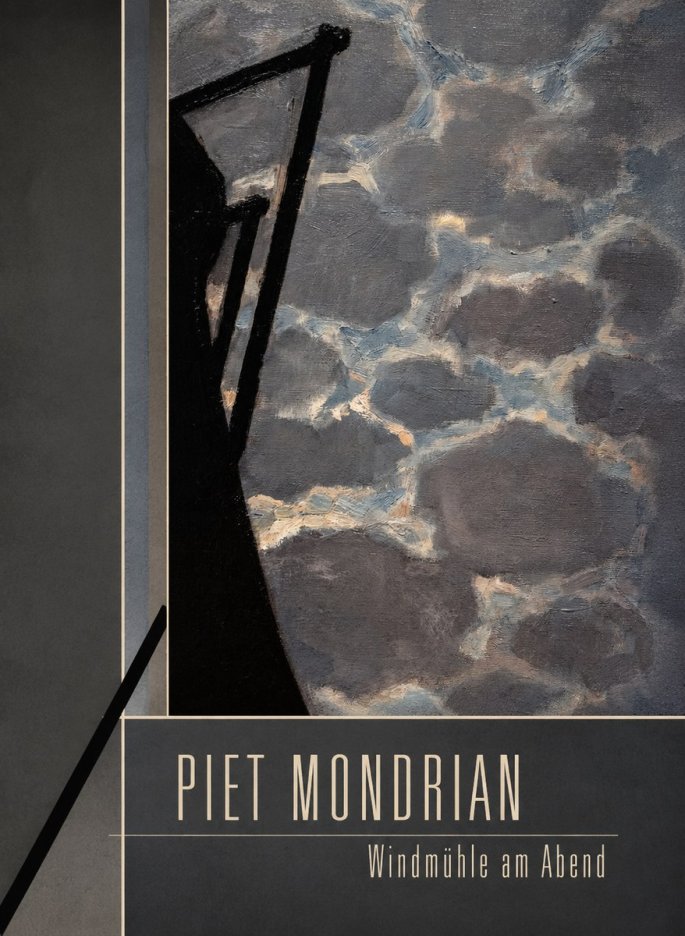 Piet Mondrian Windmühle Am Abend I No2 - Juliste