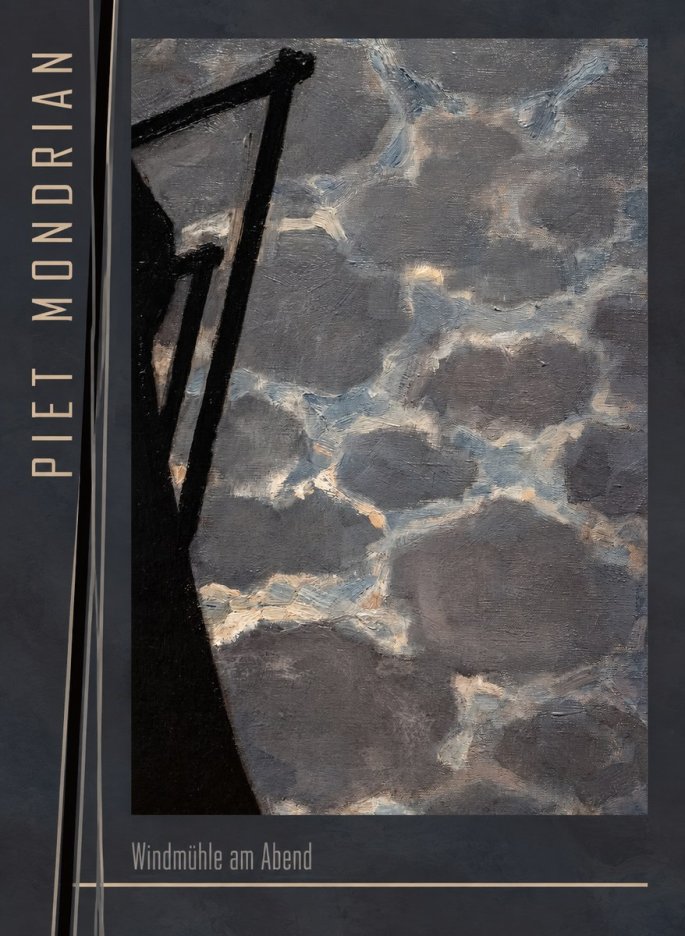 Piet Mondrian Windmühle Am Abend I No3 - Juliste