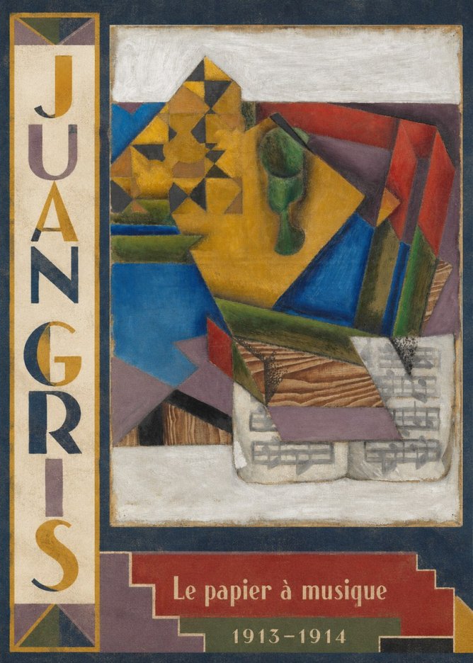 Juan Gris Le Papier À Musique No2 - Juliste