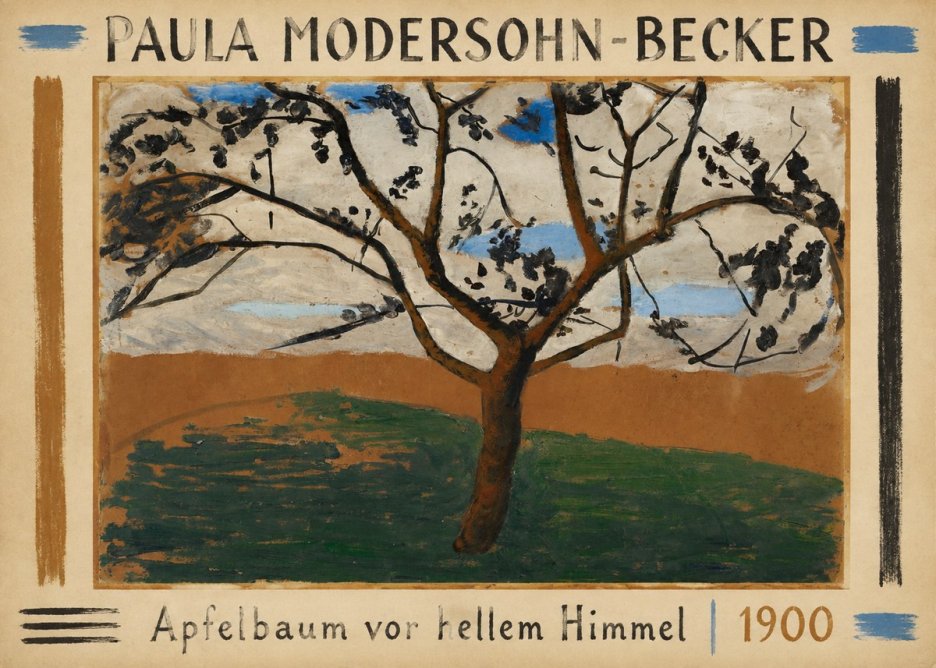 Paula Modersohn-Becker Apfelbaum Vor Hellem Himmel No1 - Juliste