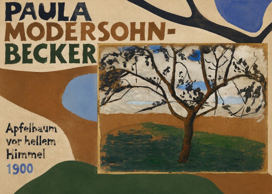 Paula Modersohn-Becker Apfelbaum Vor Hellem Himmel No6 - Juliste