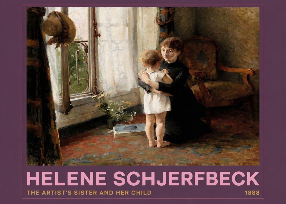 Helene Schjerfbeck The Artist's Sister and Her Child No2 - Juliste