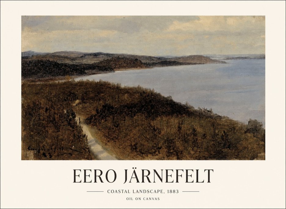 Eero Järnefelt Coastal Landscape, 1883 No1 - Juliste