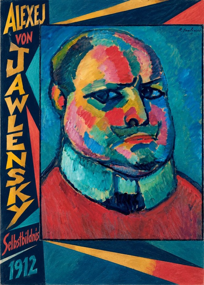 Alexej von Jawlensky Selbstbildnis No3 - Juliste