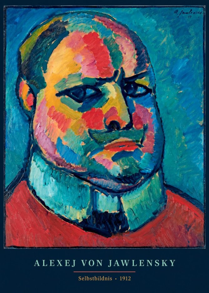 Alexej von Jawlensky Selbstbildnis No6 - Juliste