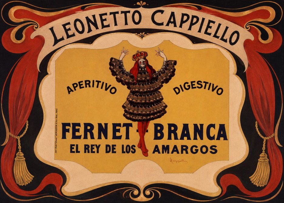 Leonetto Cappiello Fernet Branca No4 - Juliste