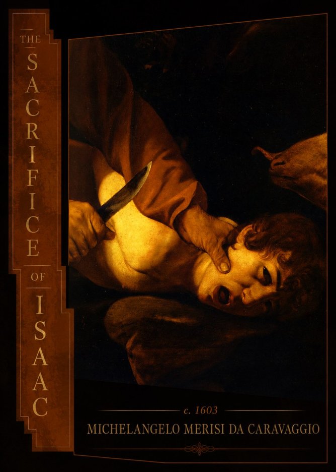 Michelangelo Merisi da Caravaggio The Sacrifice of Isaac II No2 - Juliste