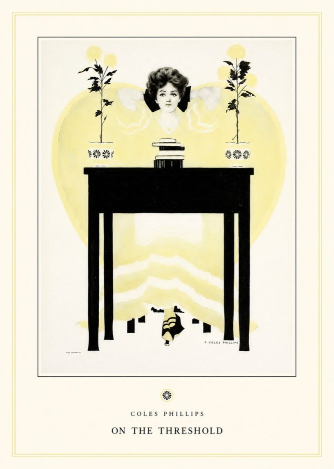 Coles Phillips On the Threshold No4 - Juliste