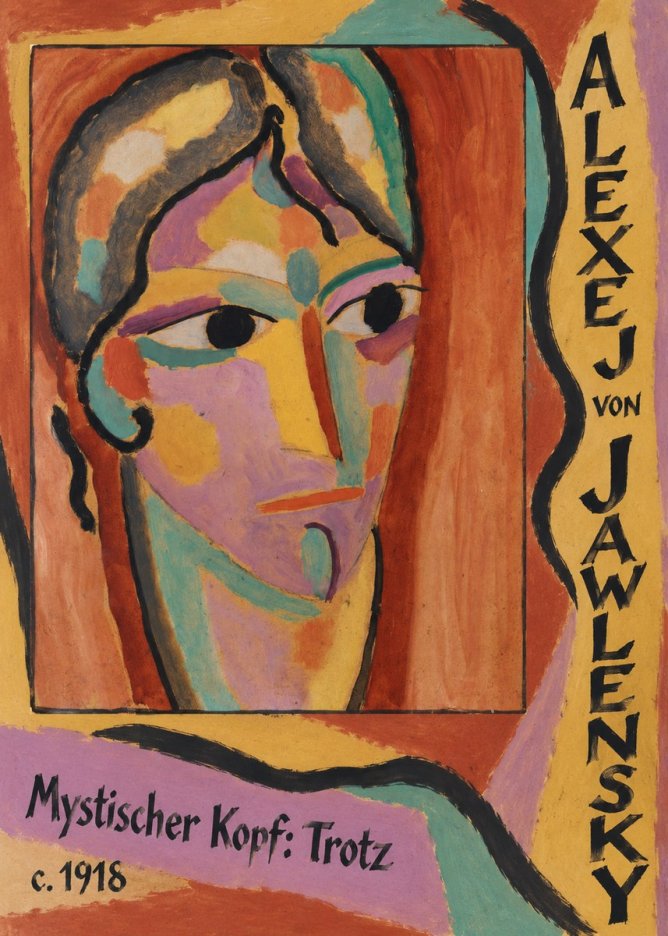 Alexej von Jawlensky Mystischer Kopf: Trotz No2 - Juliste