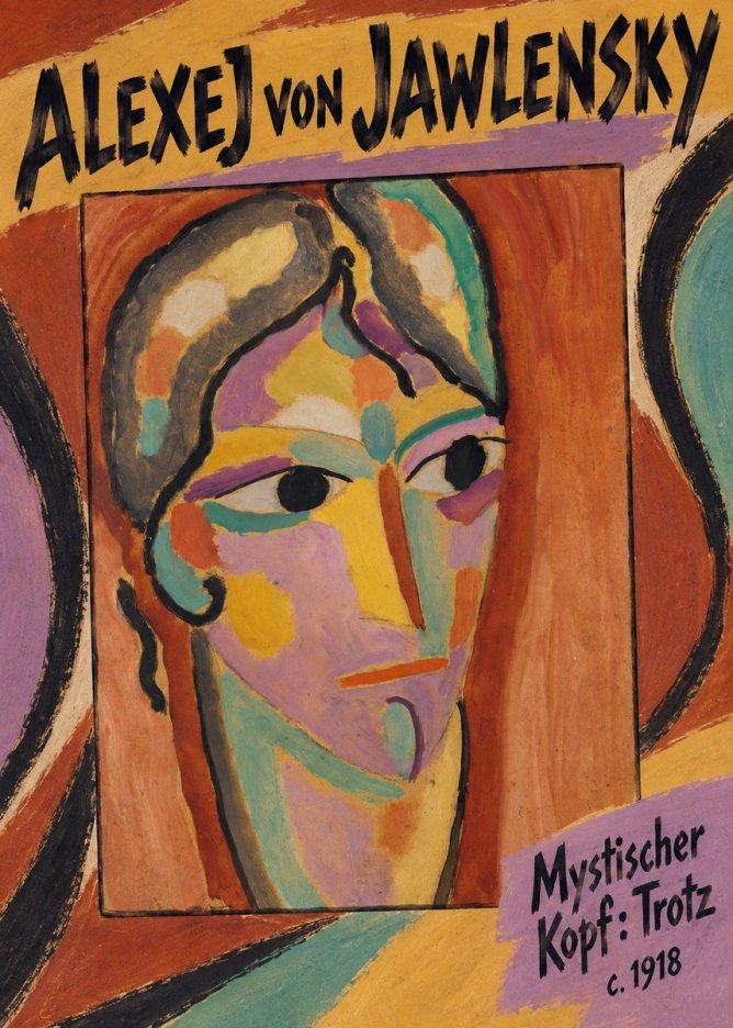 Alexej von Jawlensky Mystischer Kopf: Trotz No6 - Juliste