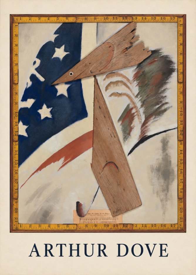 Arthur Dove The Flag No1 - Juliste