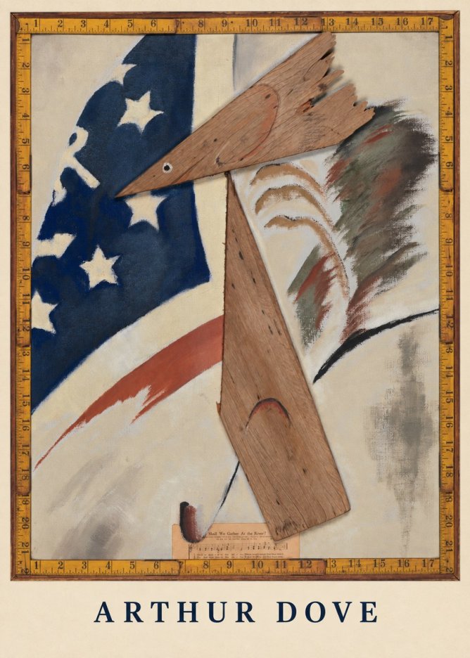 Arthur Dove The Flag No5 - Juliste