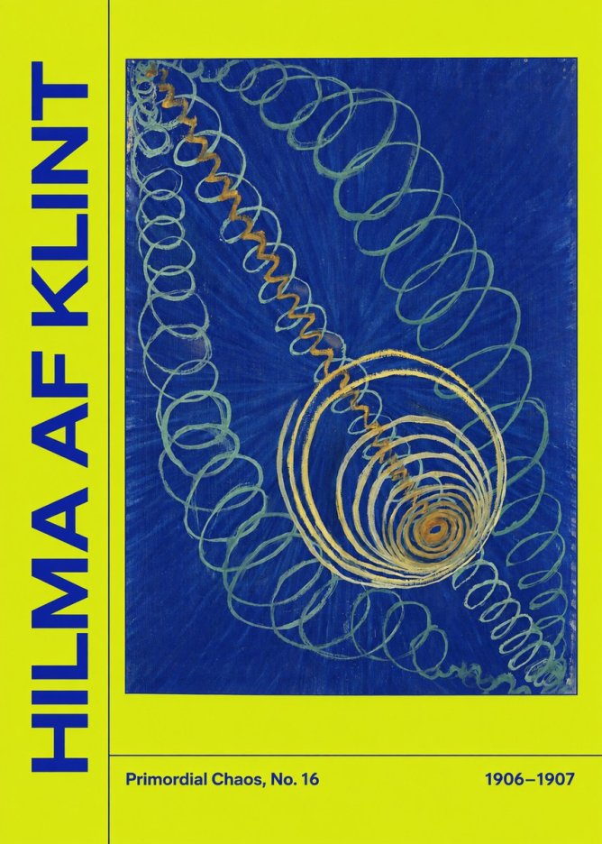 Hilma af Klint Primordial Chaos, No. 16 No2 - Juliste