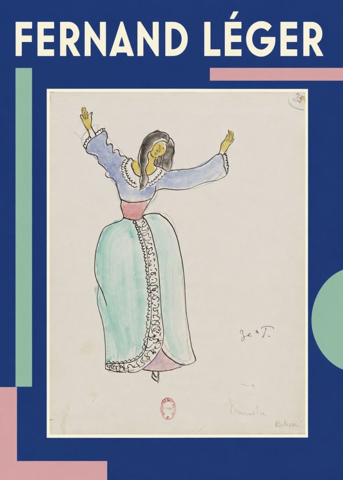 Fernand Léger Manuela Bolívar I No1 - Juliste