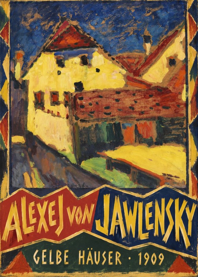 Alexej von Jawlensky Gelbe Häuser No5 - Juliste