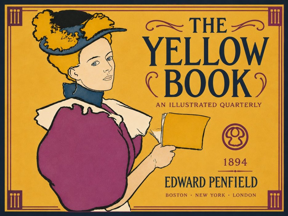 Edward Penfield The Yellow Book I No6 - Juliste