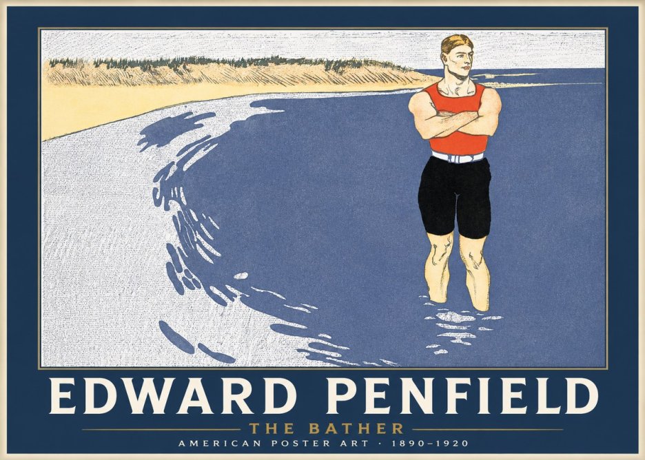 Edward Penfield The Bather No1 - Juliste