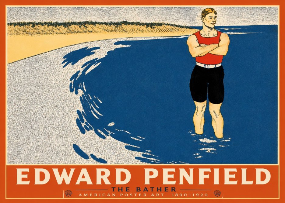 Edward Penfield The Bather No4 - Juliste