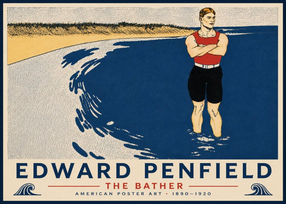 Edward Penfield The Bather No6 - Juliste