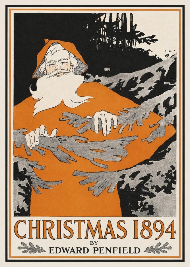 Edward Penfield Christmas 1894 No2 - Juliste