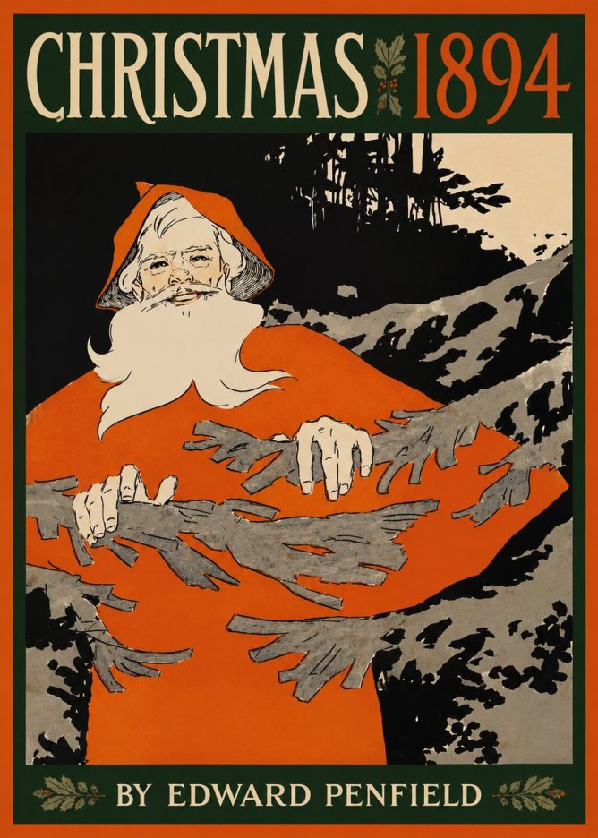 Edward Penfield Christmas 1894 No3 - Juliste