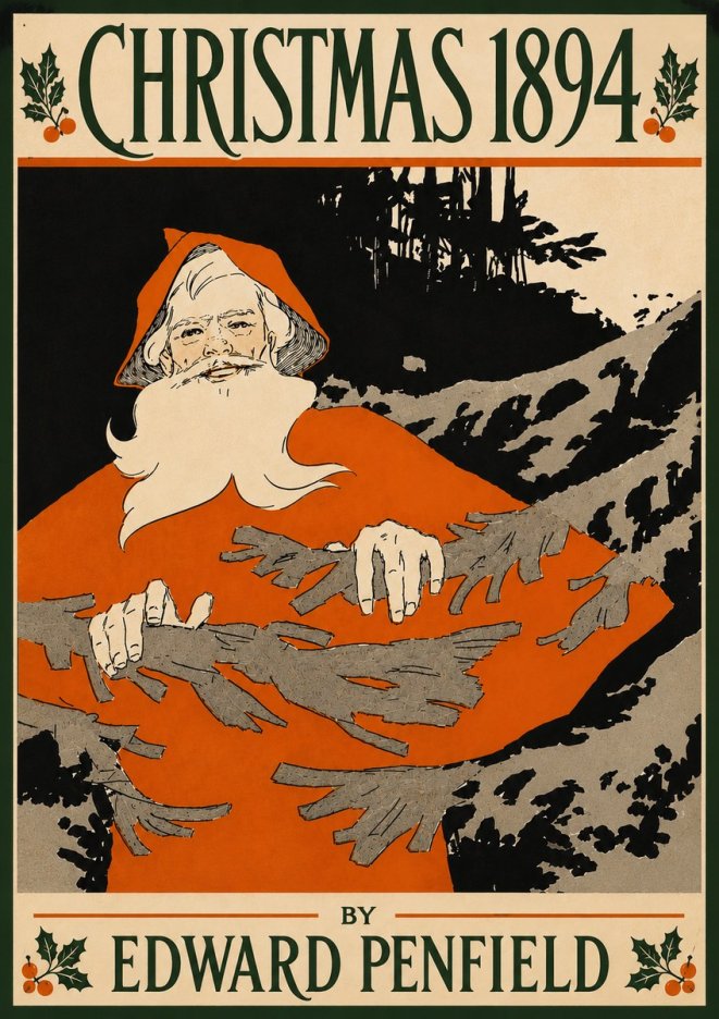 Edward Penfield Christmas 1894 No6 - Juliste